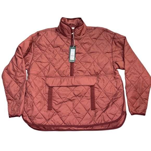 Women’s Quilted Burgundy Jacket - Picture 2 of 8